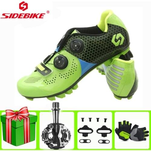 Sidebike MTB Cycling Shoes Athletic Bicycle Shoes Men Self-Locking Road Bike Shoes Sapatilha Ciclismo Women Cycling Sneakers
