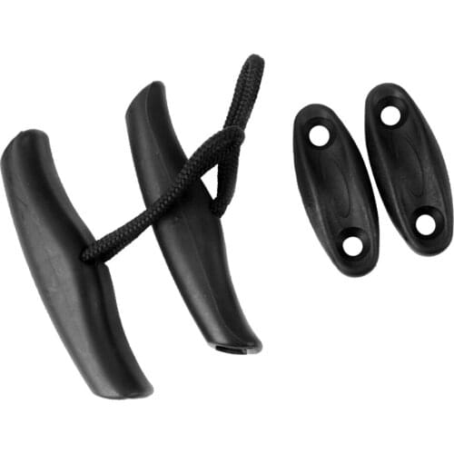 2Pcs Universal Kayak Toggle Handle Boat Carrier With Cord Rope