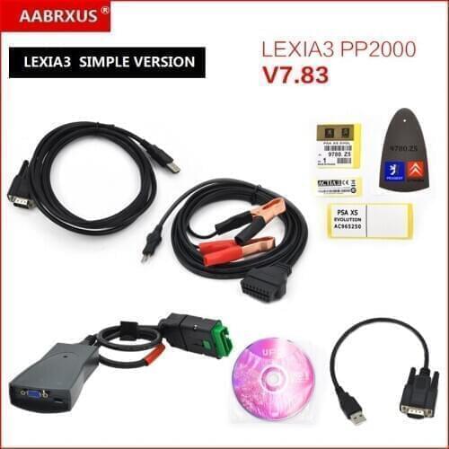 2020 high quality diagbox V48 PP2000 V7.83 professional diagnostic tools pp2000 for Citroen/Peugeot Multi language free shipping