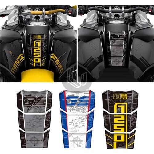 3D Motorcycle Tank Pad Sticker - 40 Years GS For BMW Motorrad R1250GS Adventure 2019-2022 tank protector