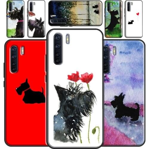 Westie Scottie Scottish Terrier Case For OPPO A5 A9 2020 A31 A53 A52 A72 A15 A83 A91 A93 A1K A5S Find X3 Pro Reno2 Z Cover