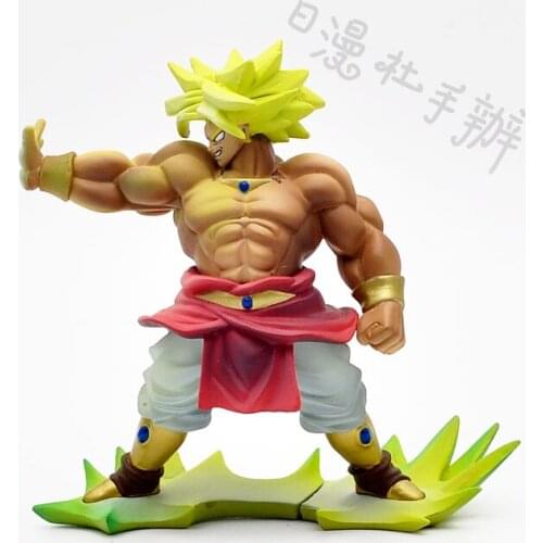 BANDAI Dragon Ball Action Figure Broly Seven Star Big Egg Color Model Decoration Toy