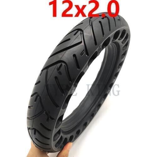 12 Inch Non-inflatable Tubeless Solid Tyre Wheel 12x2.0 12x2.125 for Many Gas Scooter E-bike Hoverboard Self Balancing Parts