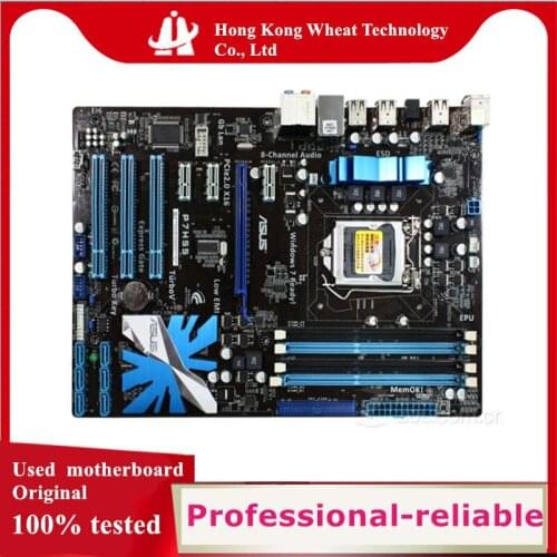 For ASUS P7H55 Motherboard Socket LGA 1156 DDR3 SATA2 For Intel H55 Original Desktop Used Mainboard