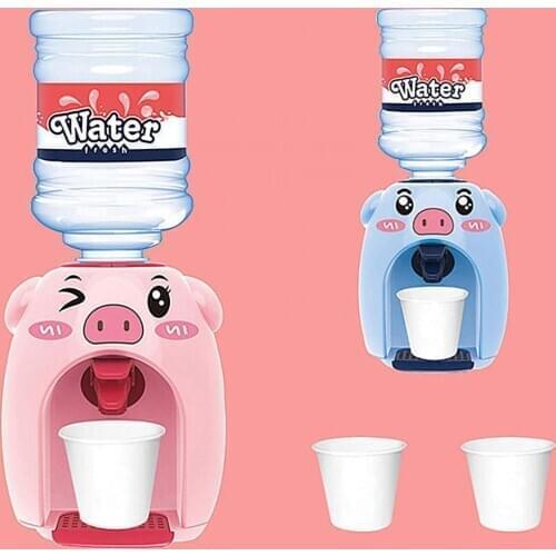 Pig Water Dispenser Mini Drinking Fountains Play House Kids Educational Toy Gift Children Toys Birthday Christmas New Year Gift