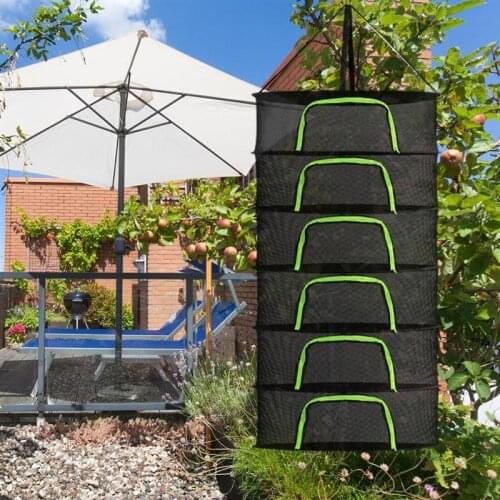 Layers Drying Net For Herbs Hanging Basket Folding Dry Rack Herb Drying Net Foldable Mesh For Flowers Buds Plants Organizer