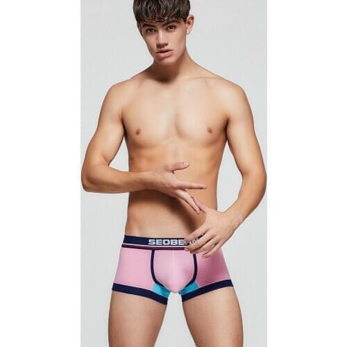 Mens underwearIn 2020, the newHan edition cartoonprintingLow waist U convexMens underwearMens boxers