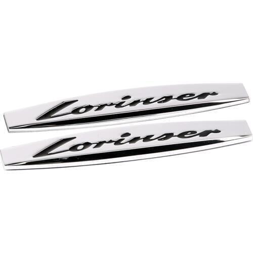 Car Decal For Mercedes Benz C200 A200 B180 S SLC CLA Class Lorinser W205 W210 W203 Sticker Emblem Badge Exterior Accessories