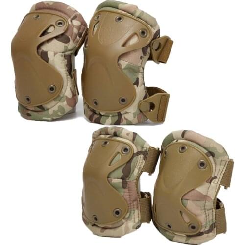 Outdoor Sports KneePad Elbow Pad Tactical Military Knee Elbow Protector Army Airsoft Working Hunting Skating Kneecap Safety Gear