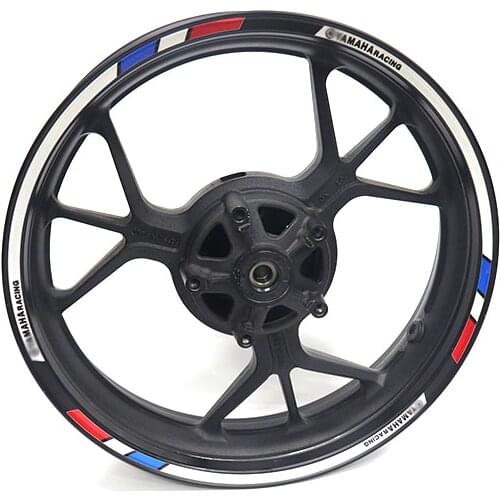 New high quality Motorcycle Wheel Sticker stripe Reflective Rim For Yamaha MT-10 FZ1 FAZER FZ16 FJR 1300 XJ6 DIVERSION TDM 900