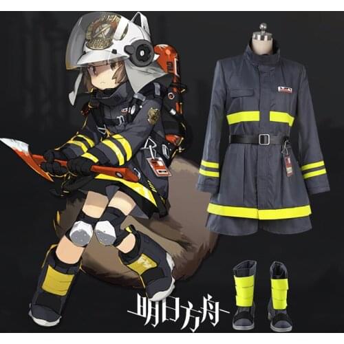 Anime Game Arknights Shaw Revision Cosplay Costume Jacket Shorts Belt Gloves Daily Carnival Party Festival Uniform Brand New