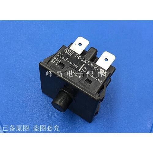 Original new 100% AGX906 refrigerator door control travel limit switch self reset push button switch 6pin