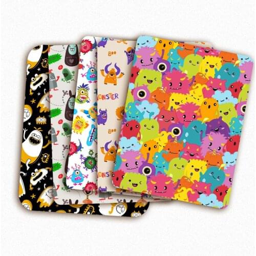 Polyester Cotton Fabric for Sewing Designer Fabric for Dress Strange Animals Printed Cloth Sheet DIY Craft Supplies 45*145cm 1pc