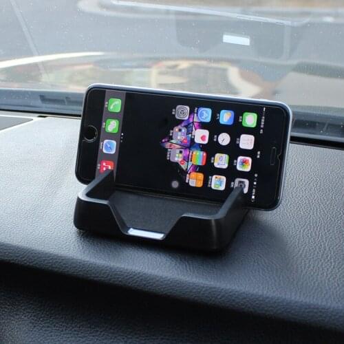 High Temperature Resistant Non-slip Mobile Phone Storage Box for Car Driving Station Vertical Navigation Mobile Phone Holder