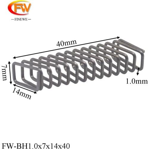FINEWE Custom Magazine Spring 1.0mm Wire Manganese Steel Compression Spring wholesale