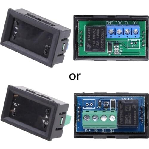 DC 12V Timer Delay Relay Module Digital LED Display Cycle 0-999 Adjustable Relay Relays
