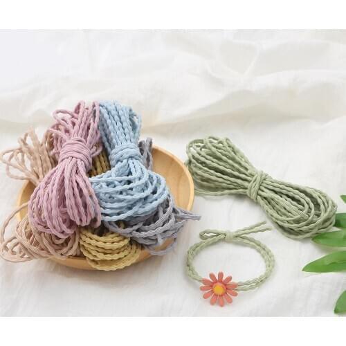 3mm 5M/lot 6 Colors Nylon Elastic Rope Cord String Strap For Handmade DIY Sewing Accessories Supplies