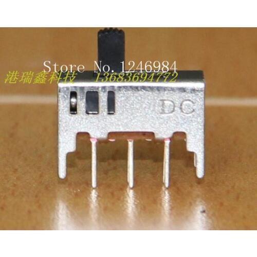 [SA]Small electronic switch toggle vertical sliding switch DC DC dual power switch SS-23D01--200pcs/lot