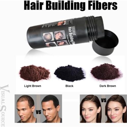 15g Hair Loss Refill Thickening Fiber Hair Powders Black Brown Replaceable Hair Building Fibers Keratin Hair Dense Cover