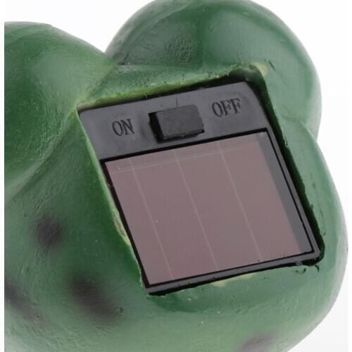 Solar Frog Lights, Solar Garden Statue Lights Outdoor, Frog Solar Powered Lights for Lawn Yard Decorations and Gift