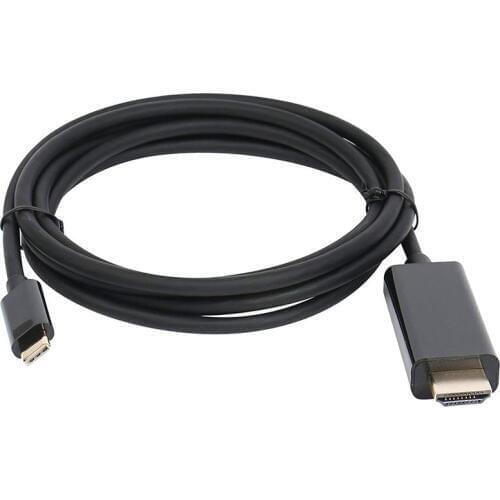 USB Type C(Thunderbolt 3) to HDMI 4K UHD 1.8M Cable, USB 3.1 (USB-C) to HDMI Adapter Male to Male Gold-Plated Cord