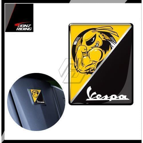 For PIAGGIO VESPA GTS GTV LX LXV 125 250 300 Ie Super 3D Motorcycle Front Badge Overlay Mio Sticker