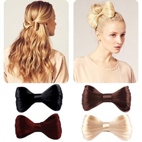 Fashion Women Hair Duck Bill Clip Synthetic Fiber Bowknot Party Hair Accessory roupa de linho feminina Hair Accessories Gifts