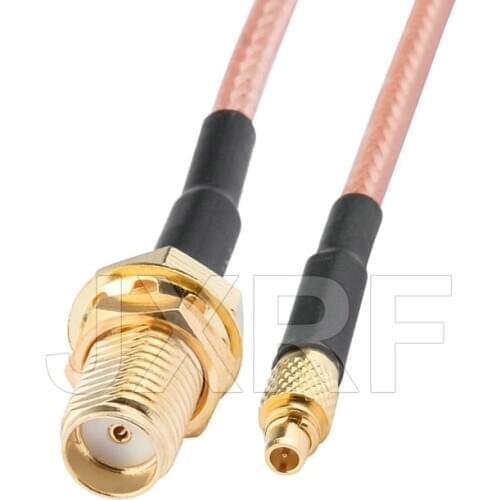 Factory sales RF Coaxial cable SMA to MMCX connector SMA Female to MMCX Male RG316 Pigtail cable 15cm free shipp
