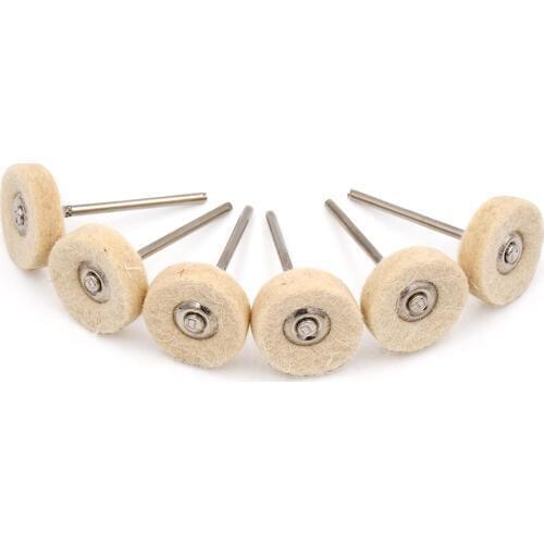 10pcs Felt 10pcs Mounted Abrasive Polishing Wheel Brush For Dremel Accessories Rotary Tools Electric Power Tools