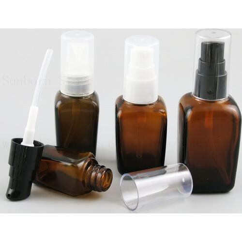 Refillable Press Pump Spray Bottle Container Foaming Pump Bottle Travel New Portable cosmetics glass bottles 20pcs