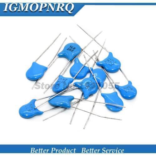 20pcs High voltage Ceramic Capacitor 1KV 2KV 3KV 5PF 30PF 47PF 56PF 100PF 220PF 1NF 2.2NF 3.3NF 4.7NF 10NF 100NF 471 222 223 103