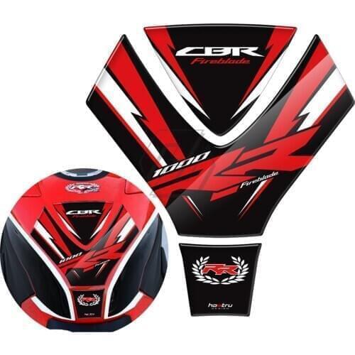 3D Motorcycle Gas Tank Pad Protector Case for Honda CBR1000RR Fireblade 2017-2020 2018 2019 Motorcycle fuel tank sticker