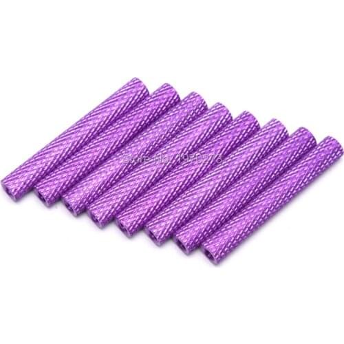 M3*35mm M3 Purple Carving flower Aluminum Standoff For RC Multirotors For Racing Cross Drones Quadcopters