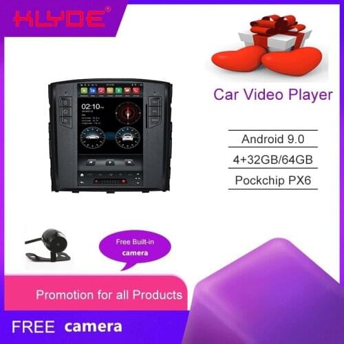 KLYDE PX6 car auto multimedia dvd player Tesla 9.7" Android 9.0 4GB 64GB car radio GPS For Pajero V97 2006-2012