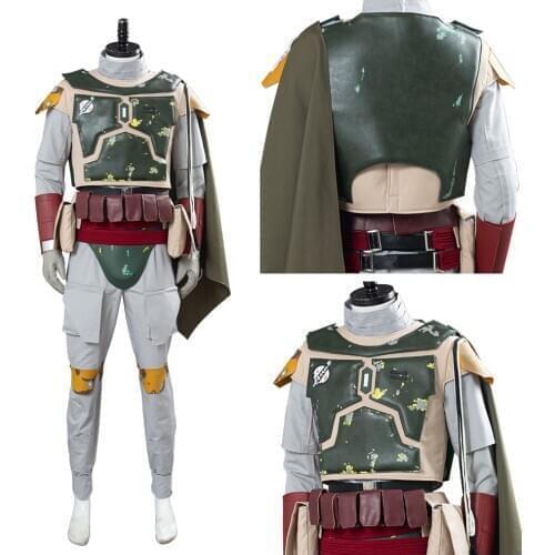 Boba Fett Cosplay Costume Adult Men Uniform Outfits Halloween Carnival Party Suit Costumes Full Set