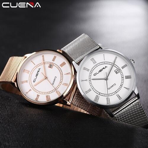 Fashion Womens Watch Simple Men Lady Unisex Watches Business Quartz Stainless Steel Clock Gift Reloj Hombre Montre Femme Saat