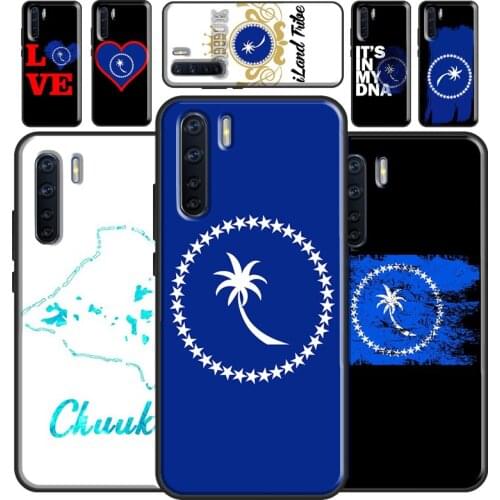 Chuuk Chuukese Pride 691 Flag Case For OPPO Reno2 Z Find X3 Pro A3S A5S A15 A52 A72 A83 A91 A93 A5 A9 A31 A53 2020 Cover