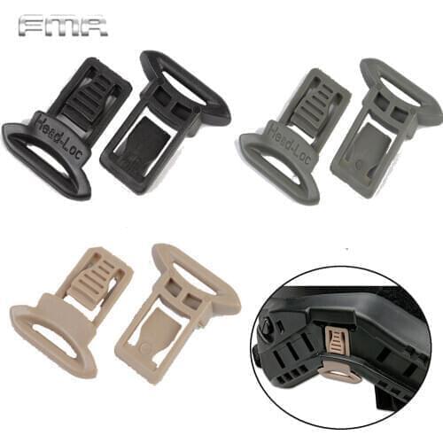 FMA Goggle Swivel Clips Set for Helmet Side Rails Airsoft Tactical Helmets Accessory Helmet Plastic Side Mount Hook