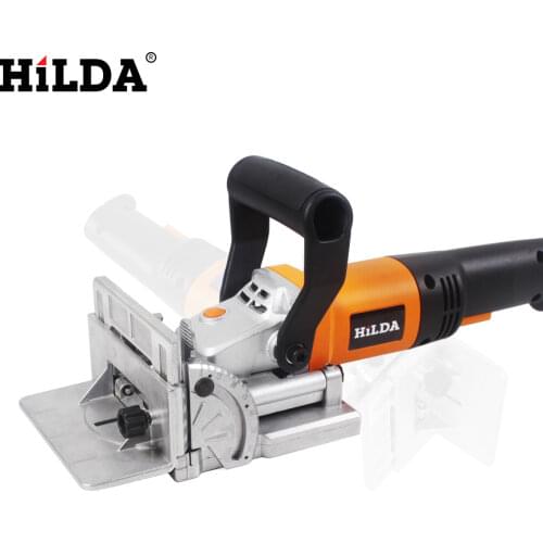 HILDA 760W Biscuit Jointer Electric Tool Woodworking Tenoning Machine Biscuit Machine Puzzle Machine Groover Copper Motor