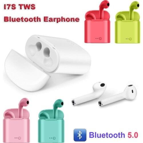 I7s TWS Wireless Bluetooth Earphone In-ear Stereo Gaming Sport Earbuds With Charging Box for iPhone Xiaomi huawei LG all phone