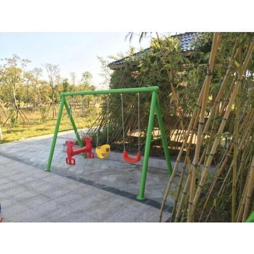 Outdoor baby swing chair playground childrens plastic slide garden toys seat kids monkey bars set children child swing nest Q24
