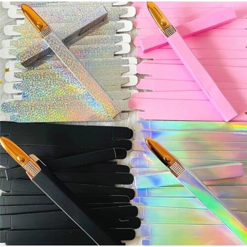 Eyeliner Boxes Packaging Empty Glitter Soft Eyeliner Boxes For Eyeliner Lash Glue Pen Private Label Package