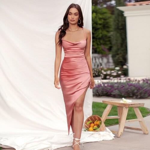 Ming Ming Xi Summer Dresses With A Slit