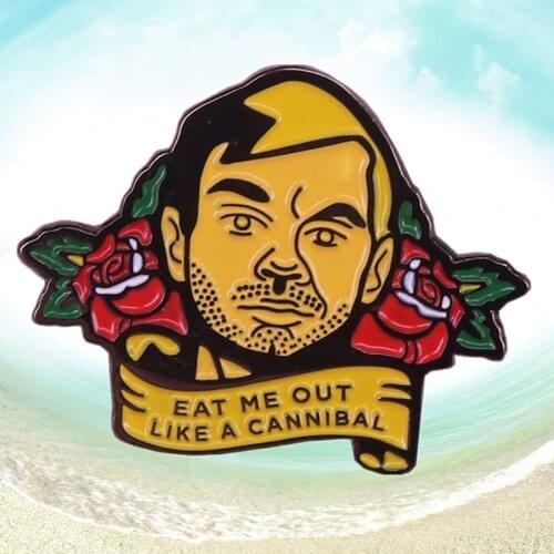 My Favorite Murder MFM True Crime Jeffrey Dahmer Enamel Pin Criminal brooch