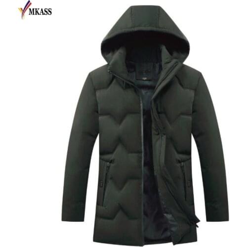 2020 New Brand Winter Jacket Men Casual Long Parka Jacket Hooded Thick Hat Parka Coat Men Hot Winter Jacket Coat Clothes