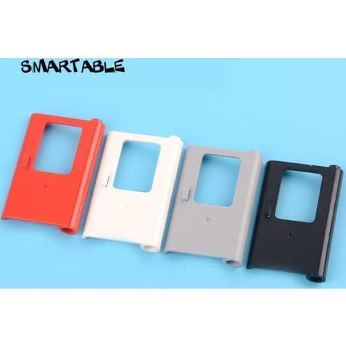 Smartable Train Door 1x4x5 Right Building Block MOC Train Parts Toy For Kids Educational Compatible City 4182 5pcs/lot