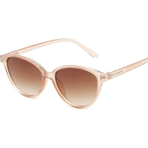 Classic Cat Eye Vintage Sunglasses Women Retro Brand Designer Sun Glasses Female Gradient Mirror Fashion Shades Oculos De Sol