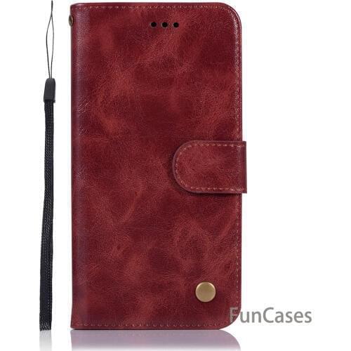 Vintage Phone Case for Vivo Y67 Cover Bracket + Card Storage PU Silicone Imitation Leather Cover for Vivo Y67 Case Fundas Copue