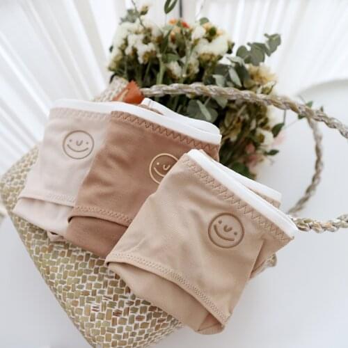 Sweet Smiling face viscose Mid-rise Panties women summer Quality Girly Seamless Panties lingerie women Panties N749