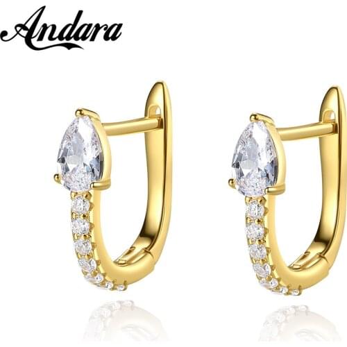 High Jewelry S925 Sterling Silver Stud Earrings A Row of Diamond U-shaped Stud Earrings 18k Gold For Women